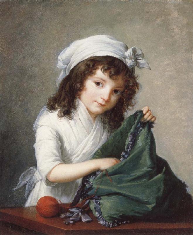 Elizabeth Louise Vigee Le Brun Mademoiselle Brongniart Germany oil painting art